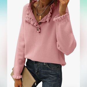 Ruffle sweater